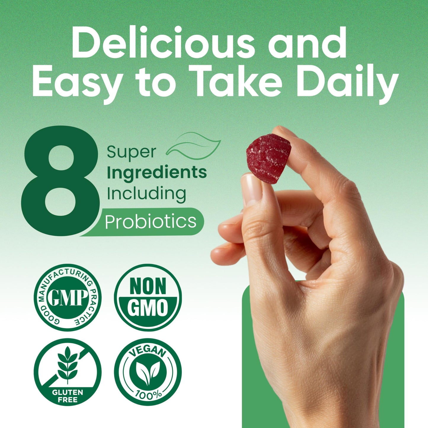 Haydar Marketplace Immune Boosters for Adults Gummies 60 Ct