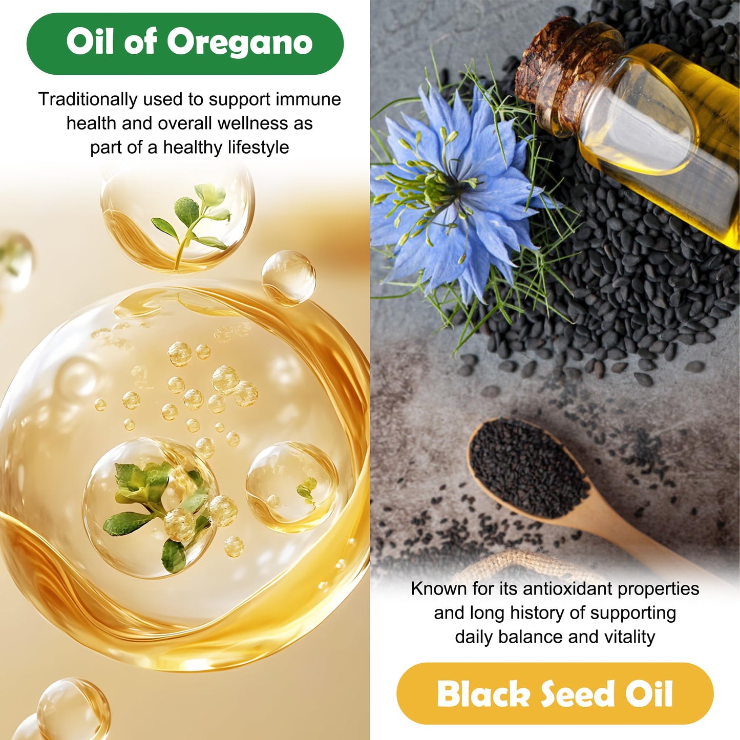 Mediora Oil of Oregano with Black Seed Oil Softgels 300 Count