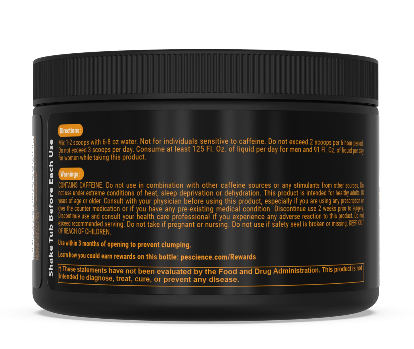 PEScience Alphamine Thermogenic Pre-Workout Energy Powder with L-Carnitine, Melon Berry Twist, 60 Scoops