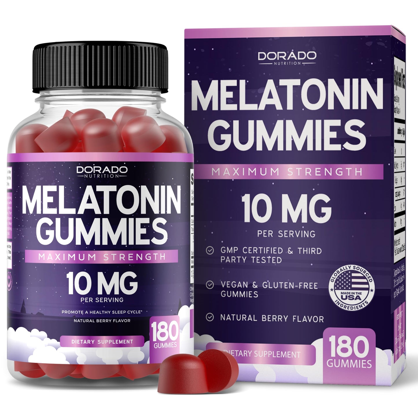 Dorado Nutrition Melatonin 10mg Gummy 180
