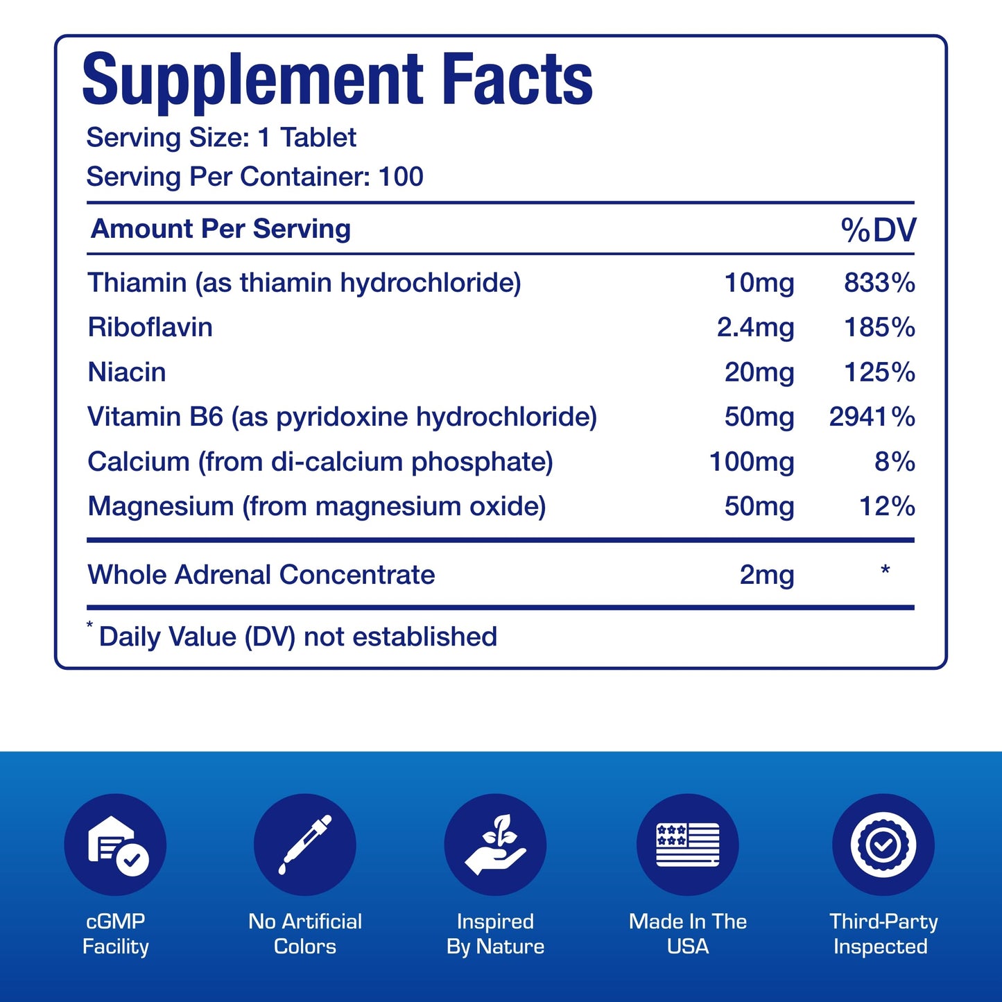 Anabolic Laboratories Calcium Magnesium B6 Supplement 100 Tablets