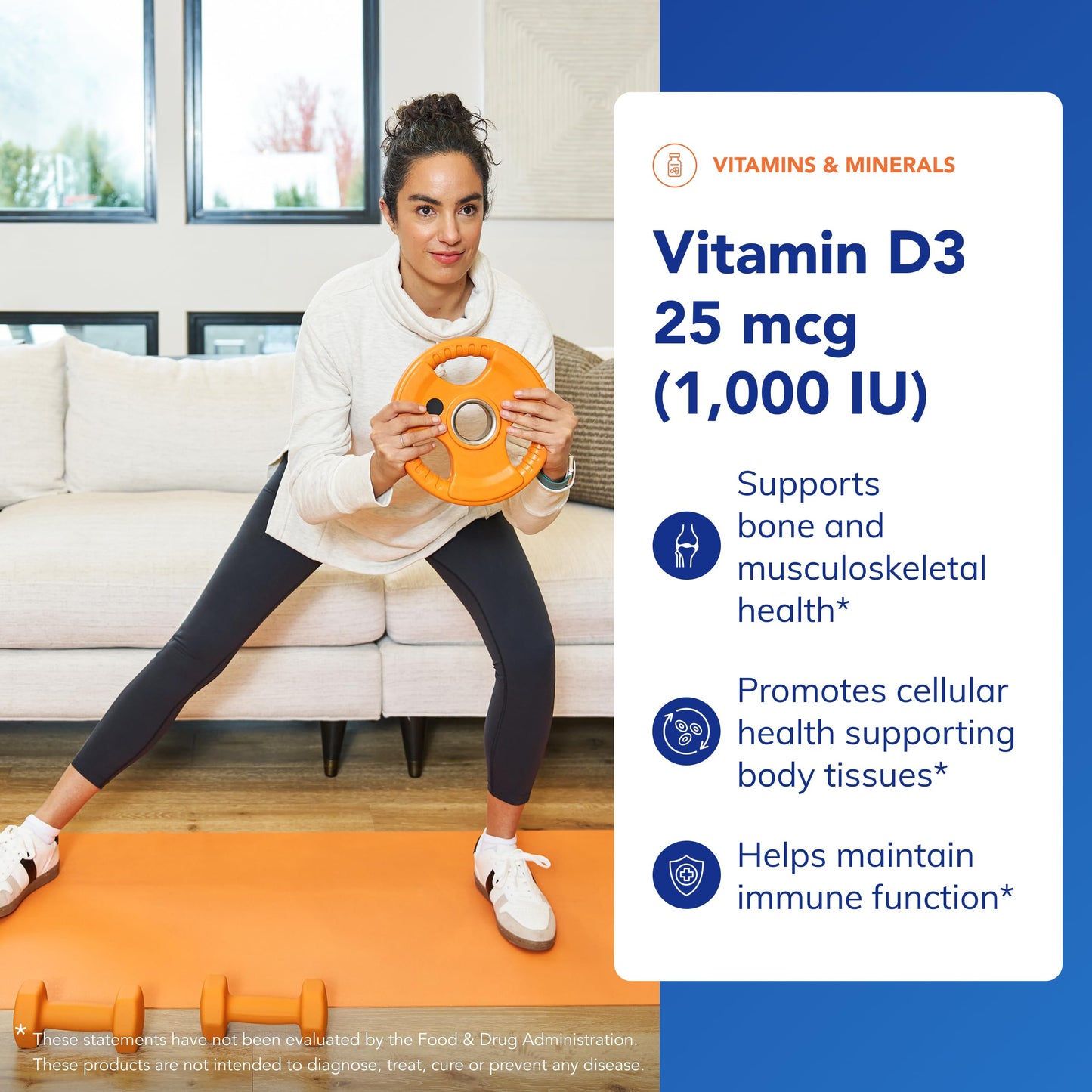 Pure Encapsulations Vitamin D3 25 mcg (1,000 IU) Capsules, 250 Capsules