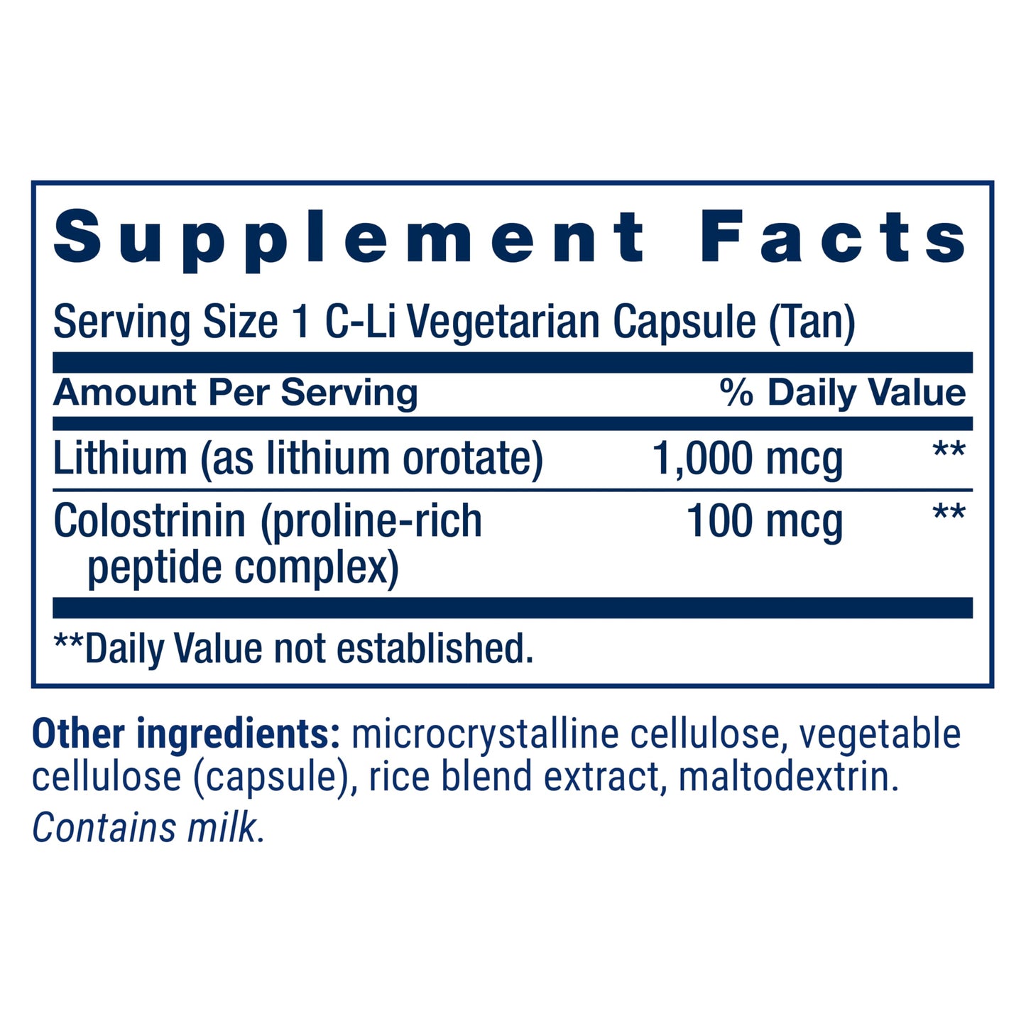 Life Extension Memory Protect Lithium Capsules, 36 Count