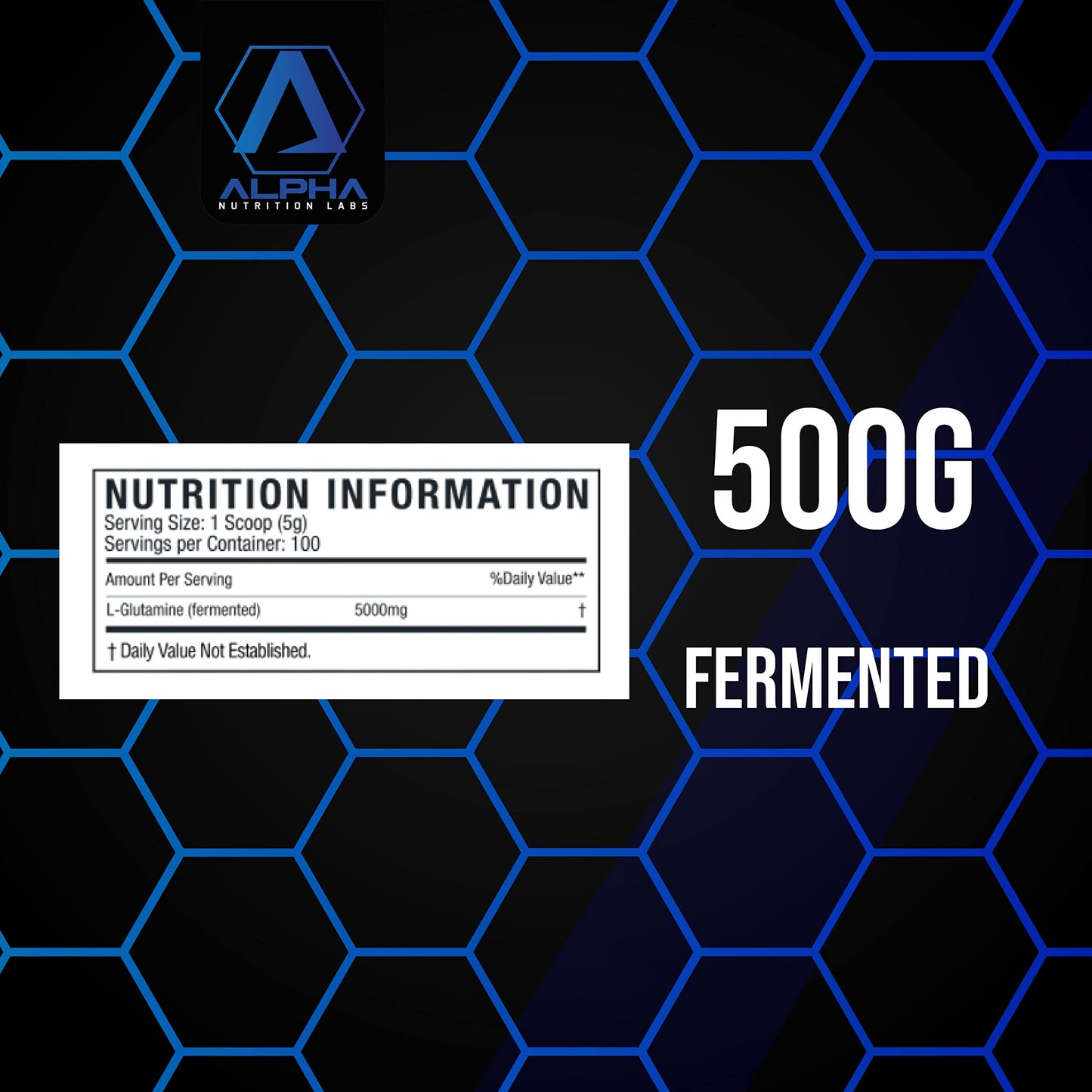 Alpha Nutrition Labs L-Glutamine Powder 500g