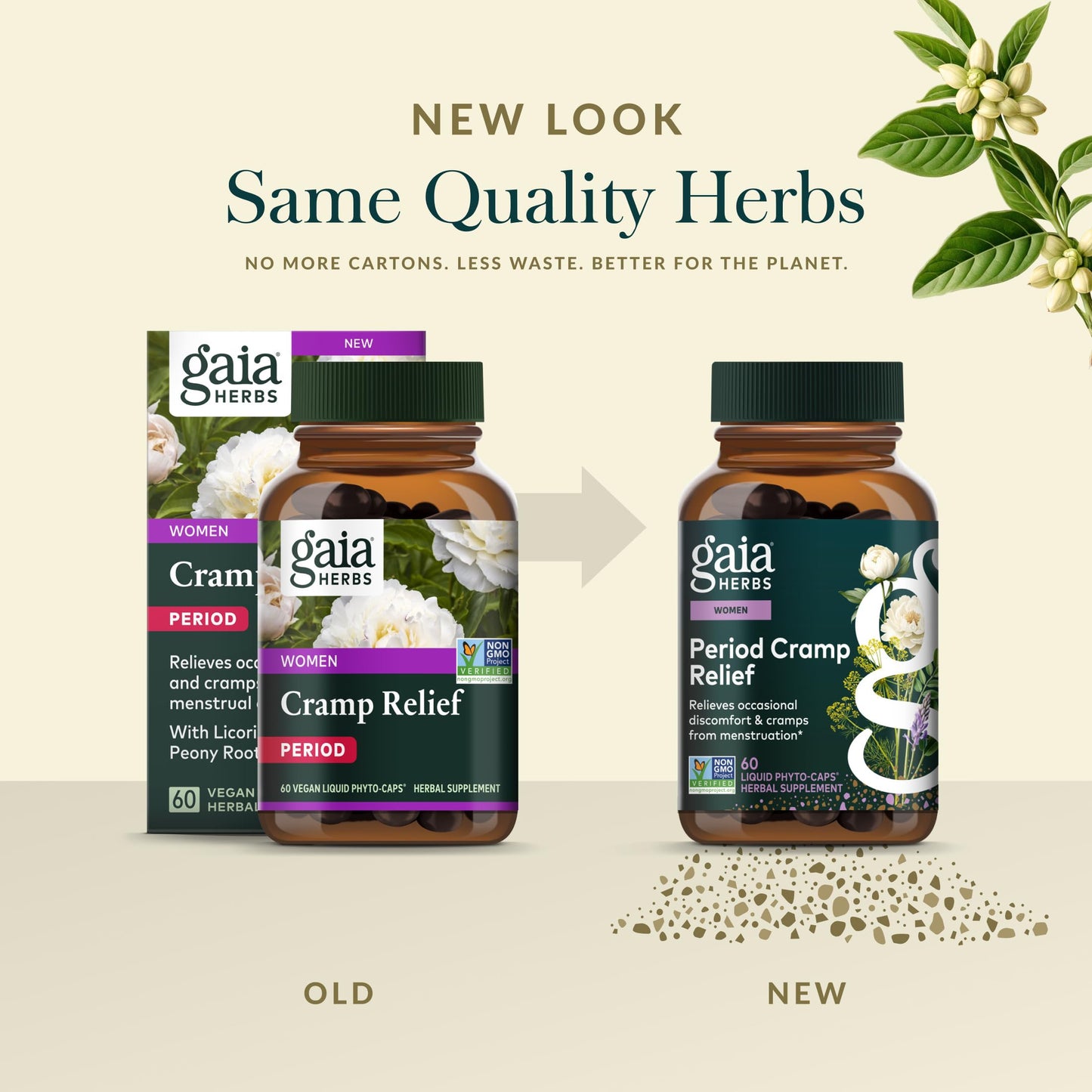Gaia Herbs Cramp Relief Capsule 60 Count