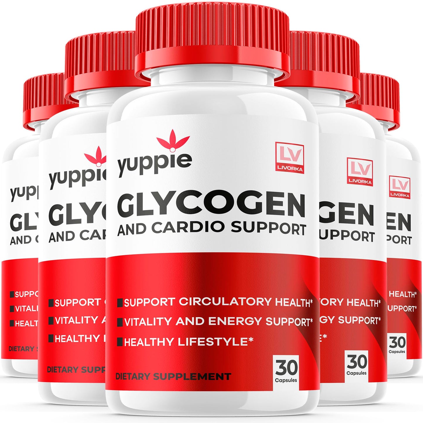 LIVORKA Yuppie Glycogen Capsules, 150 Capsules