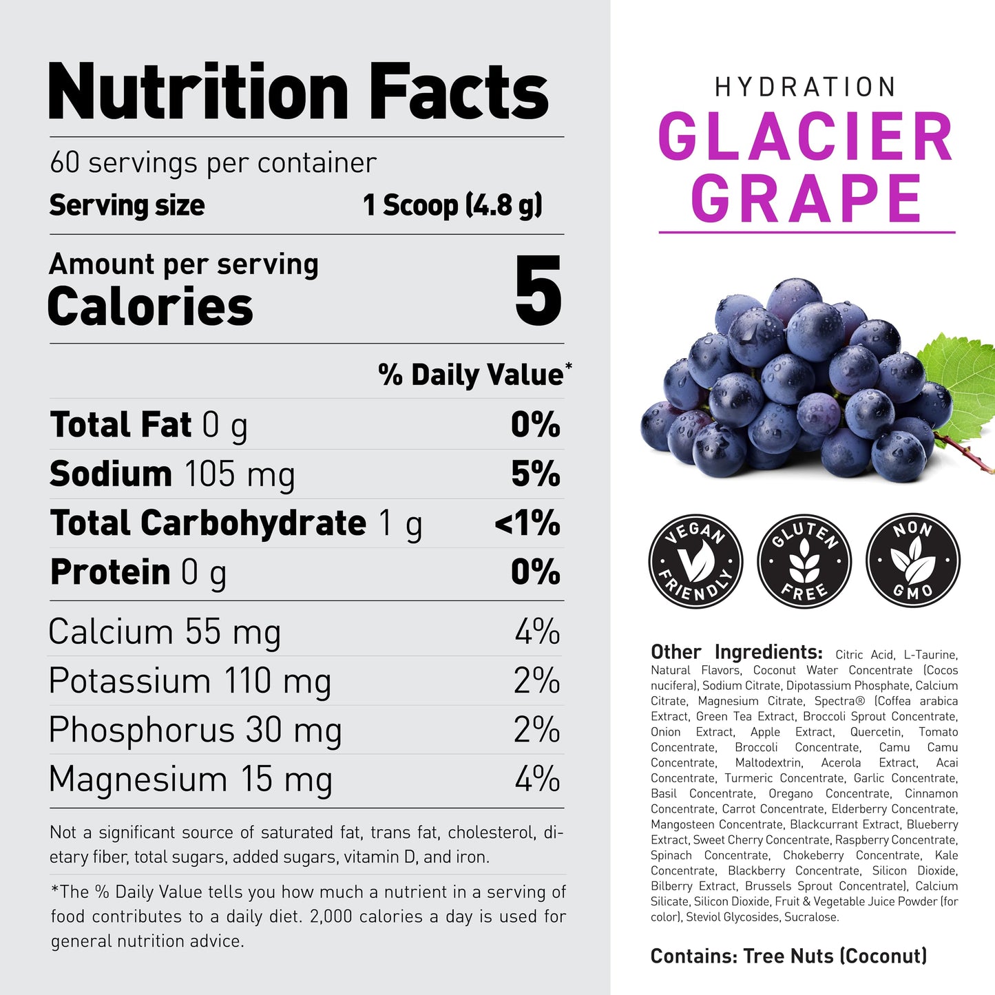 Kaged Daily Hydration Powder, 60 Servings