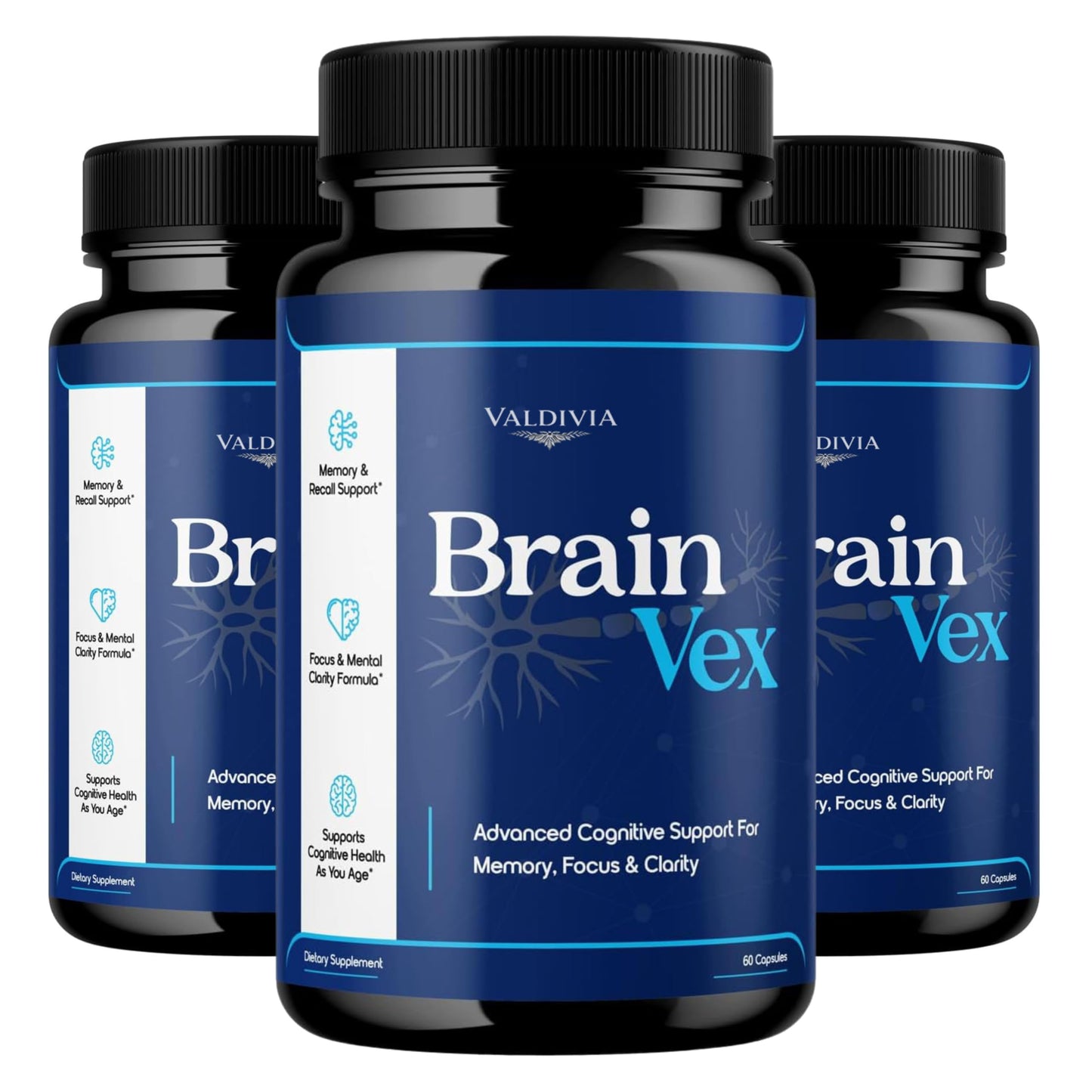 Valdivia Brain Vex Capsules, 180 Capsules