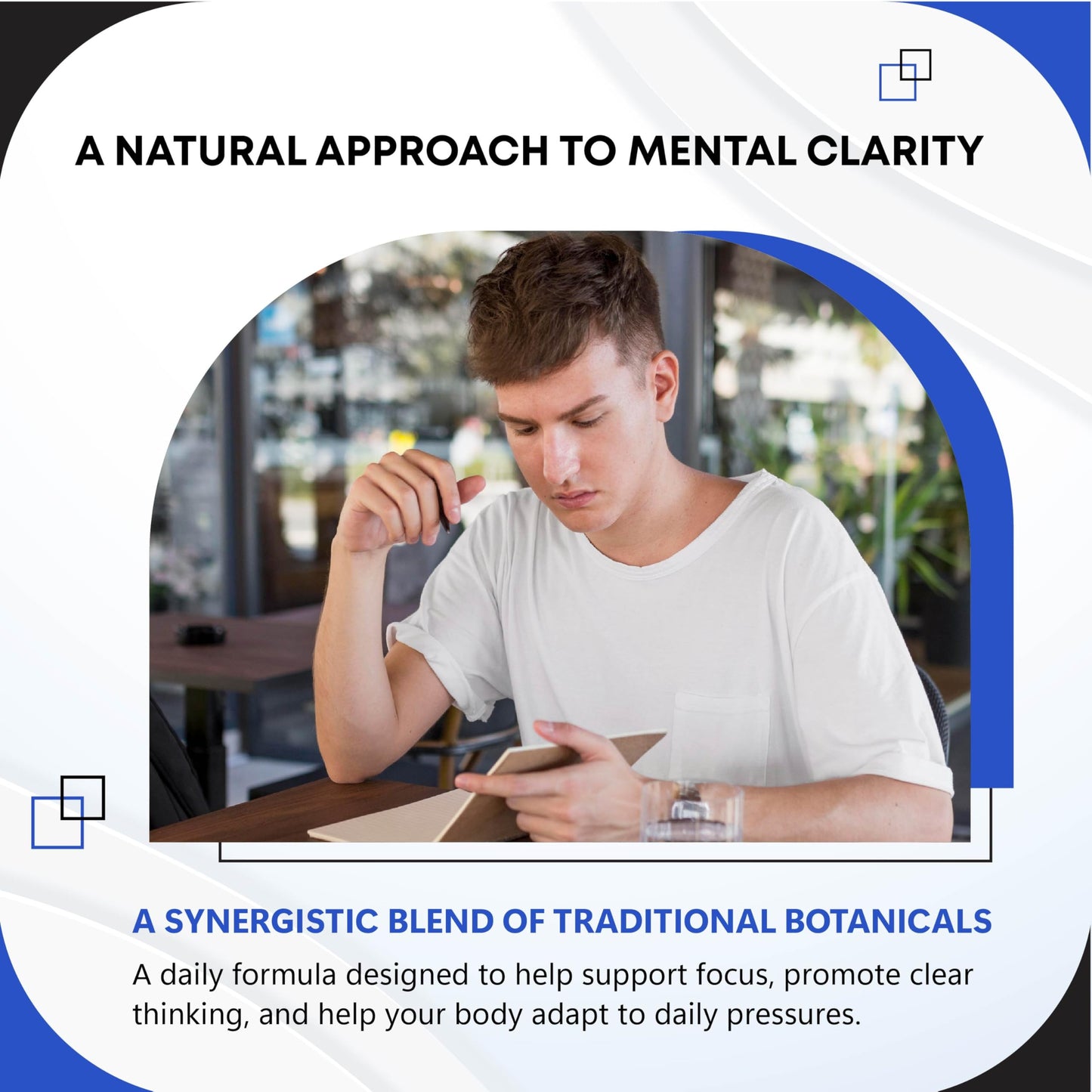 GUDOMET Brain Wellness Ginkgo Biloba Rhodiola Cordyceps Chamomile Ashwagandha Gotu Kola Bacopa Rosemary Holy Basil Black Pepper 150 Capsules