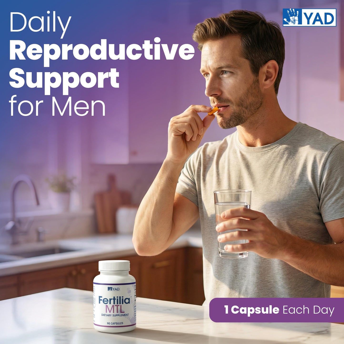 Fertilia MTL – Men’s Fertility Support Supplement 90 Capsules
