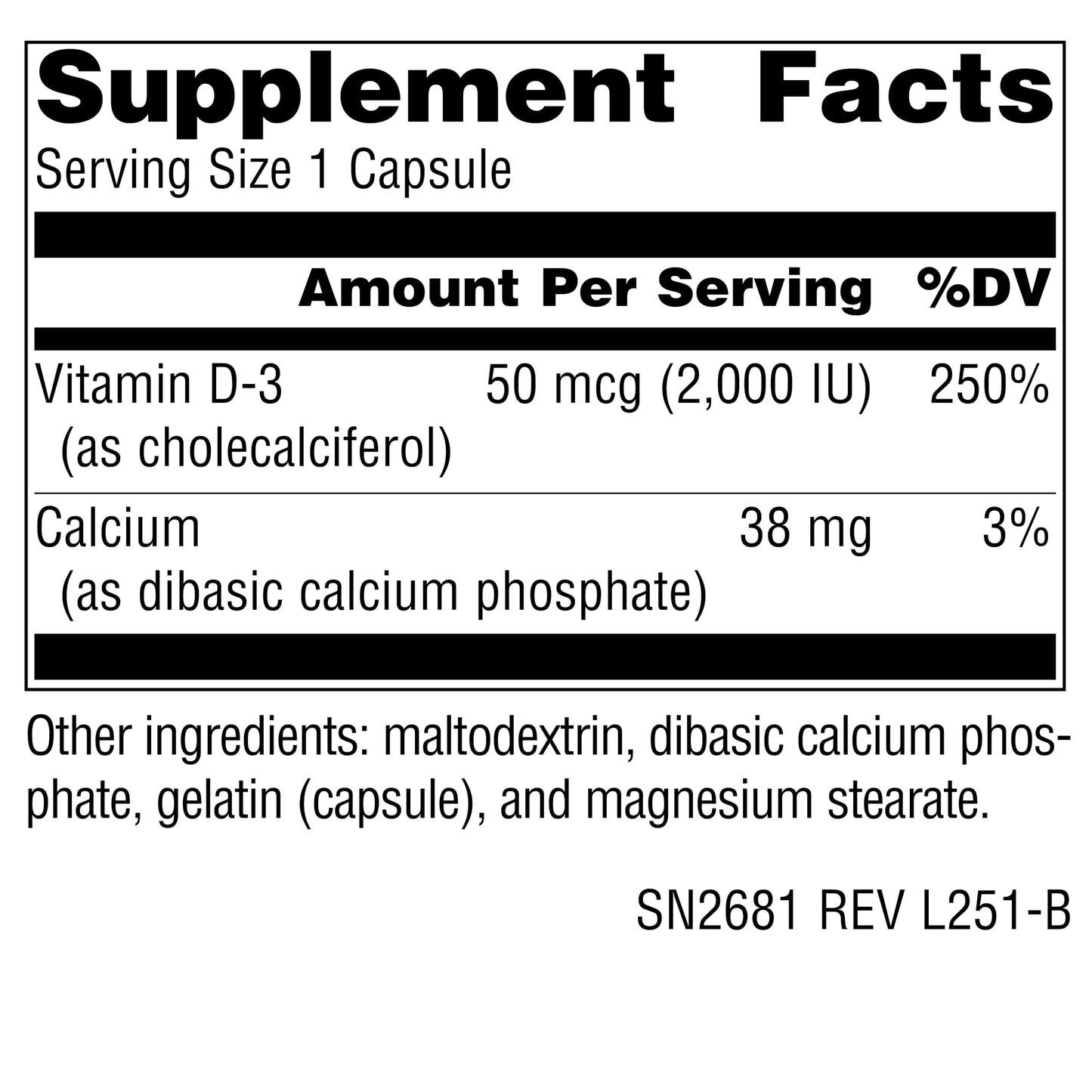 Source Naturals Vitamin D-3, Bioactive Form for Bone & Immune Health 400 Capsules