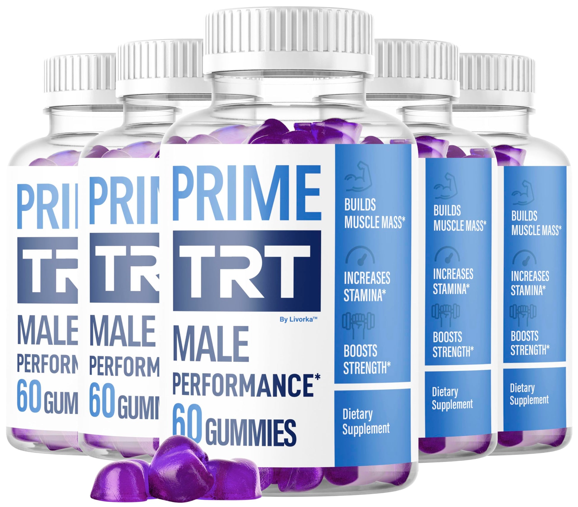 LIVORKA Prime TRT Gummies 300 Gummies