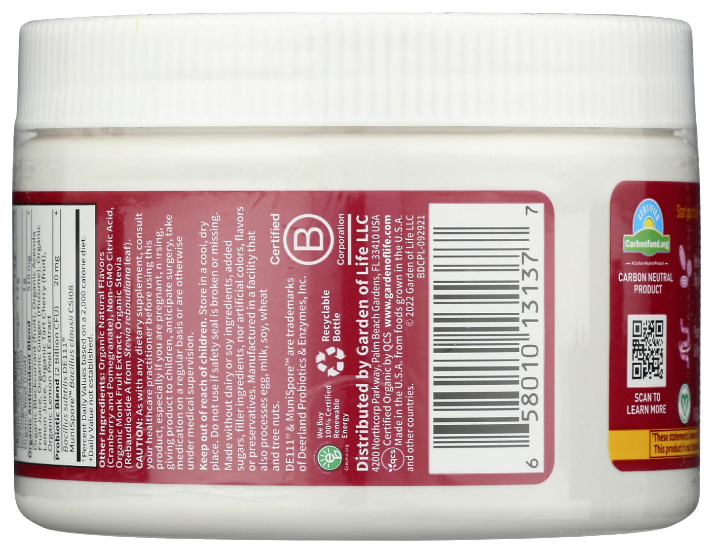 Garden of Life BEETS Detox Powder with Apple Cider Vinegar & Probiotics, Digestive & Liver Health, 30 Servings (Pack of 1)