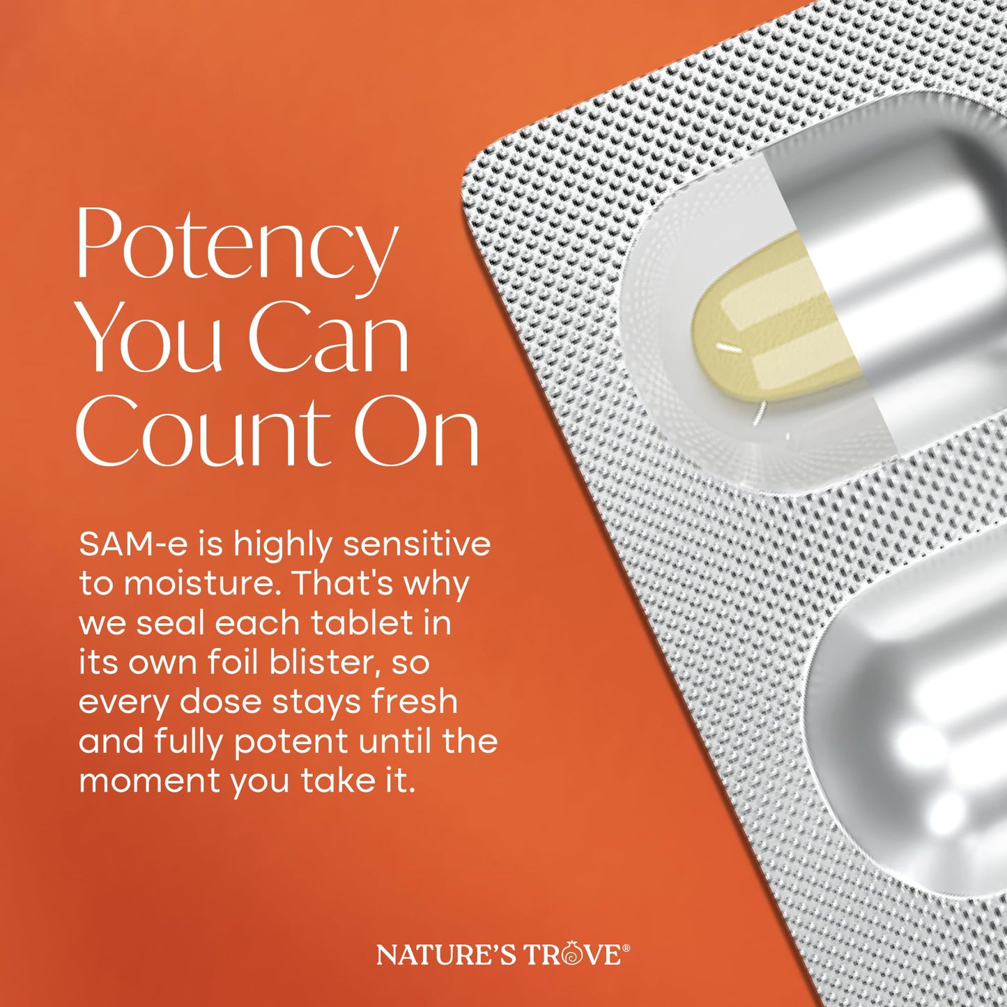 Nature's Trove SAM-e 400mg Tablet 30 Count