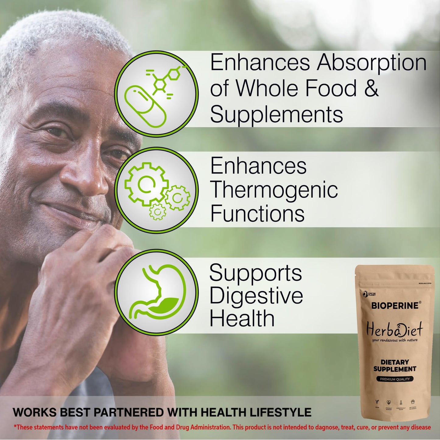 Herbadiet Bioperine Powder 0.5 oz