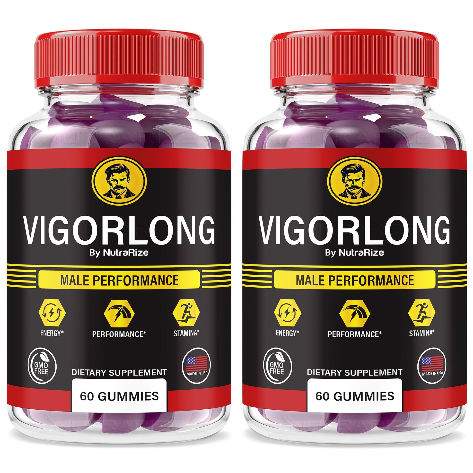 NutraRize VigorLong Gummies for Men, 120 Gummies