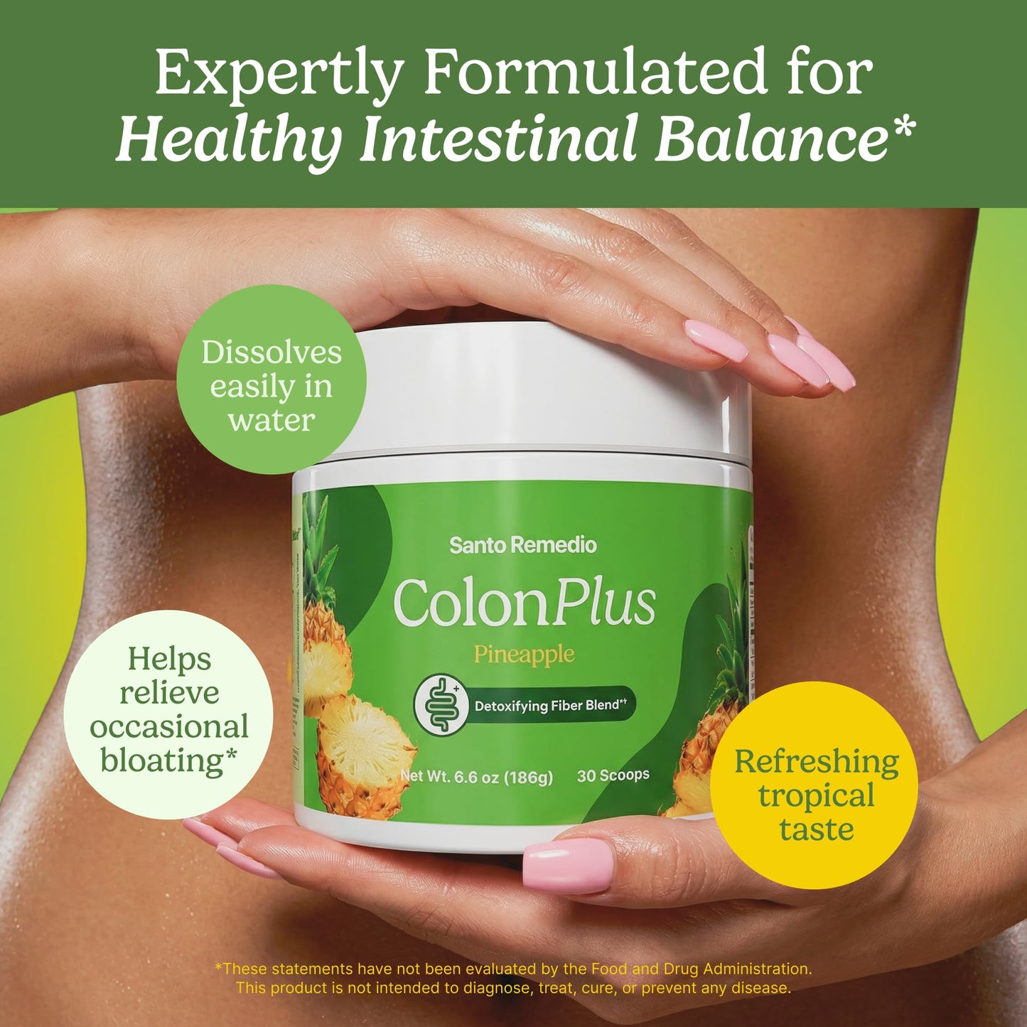 Santo Remedio Colon Plus Colon Cleanser Powder 6.56 Ounce