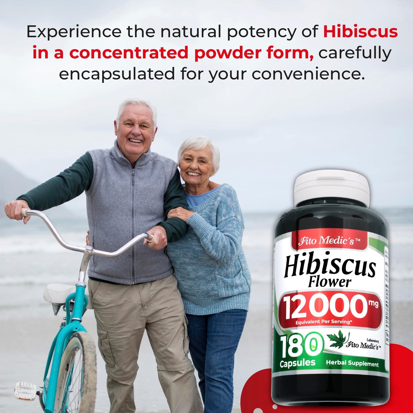 FITO MEDIC'S Hibiscus Flor de Jamaica 180 Capsules