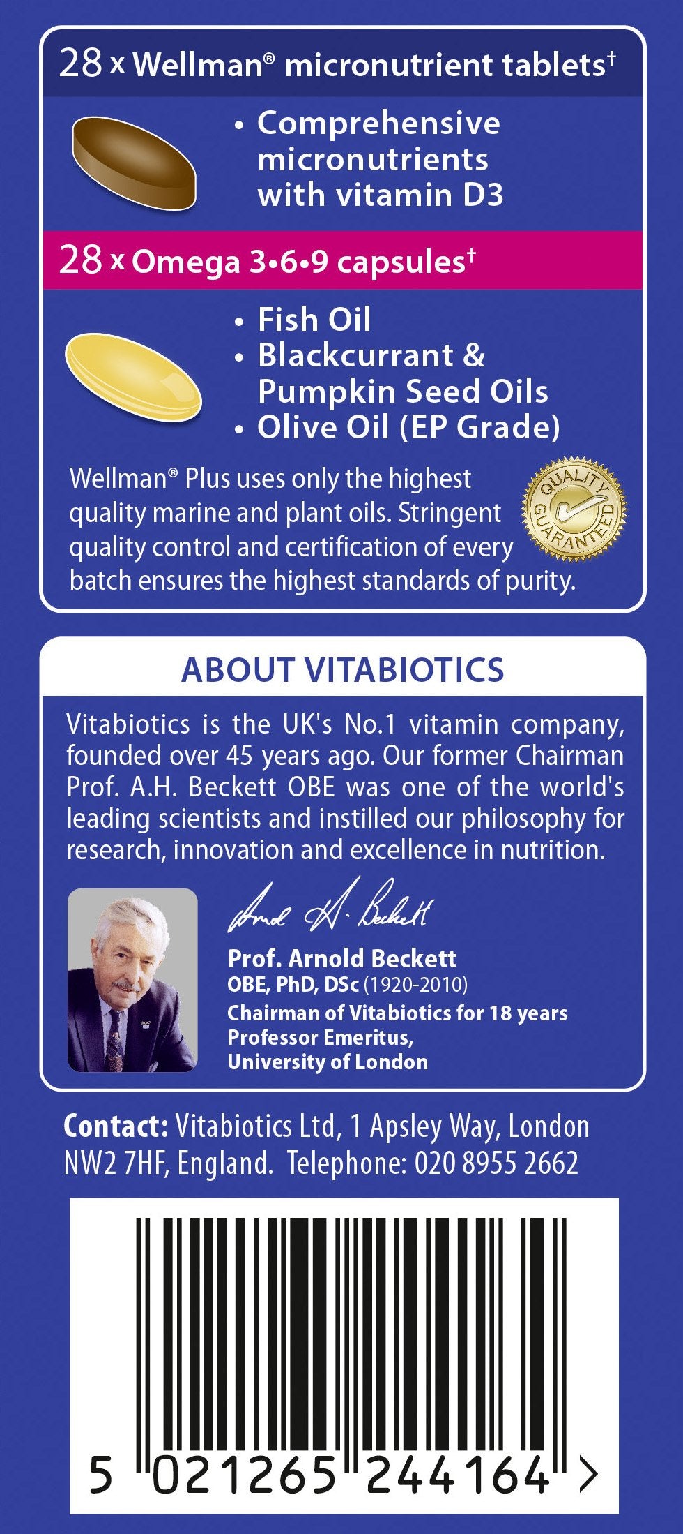 Wellman Wellman Plus 56 Capsules