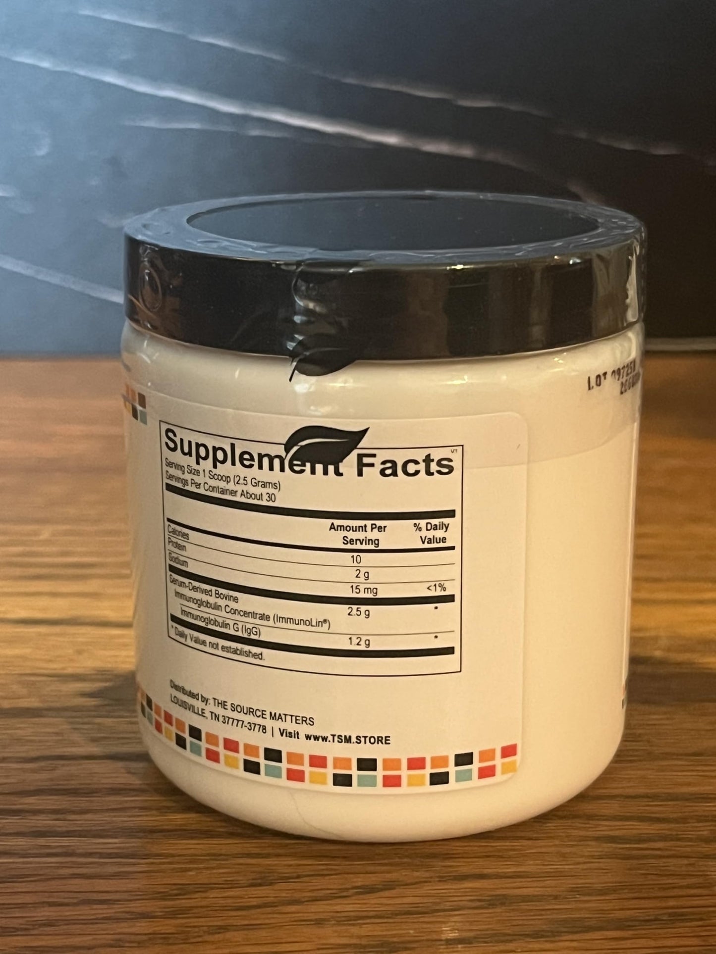 THE SOURCE MATTERS Superdome IgG Gut Protection Dietary Supplement Powder 2.6 oz