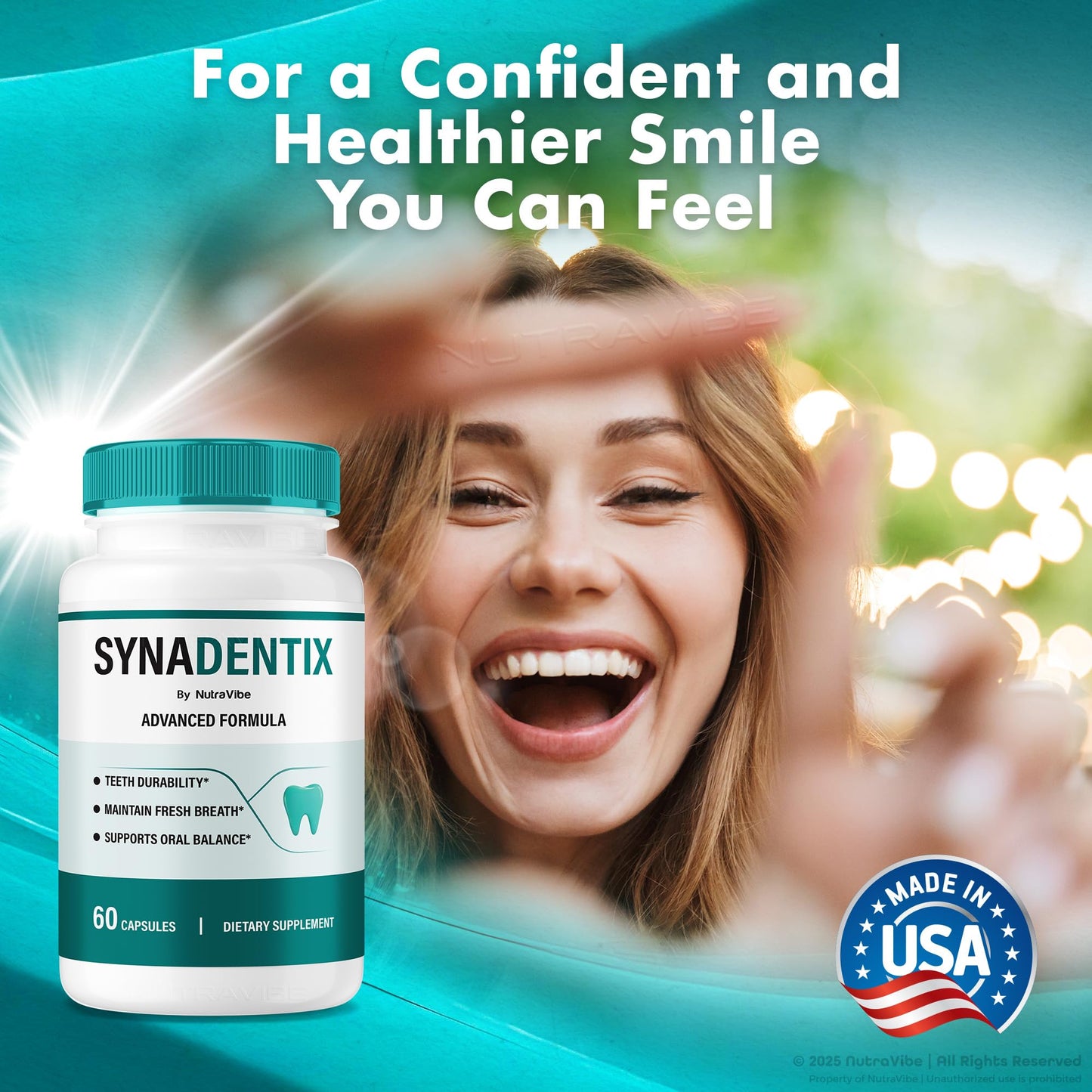 NutraVibe SynaDentix Capsules 180 Capsules