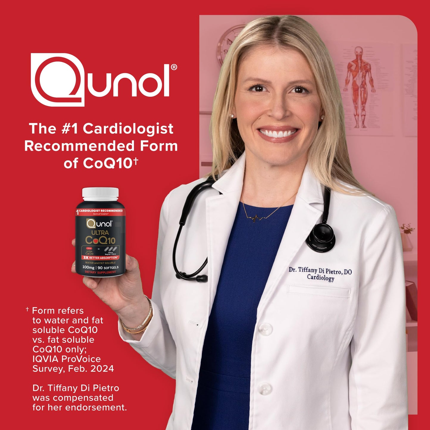 Qunol CoQ10 100mg Softgels 240 Count
