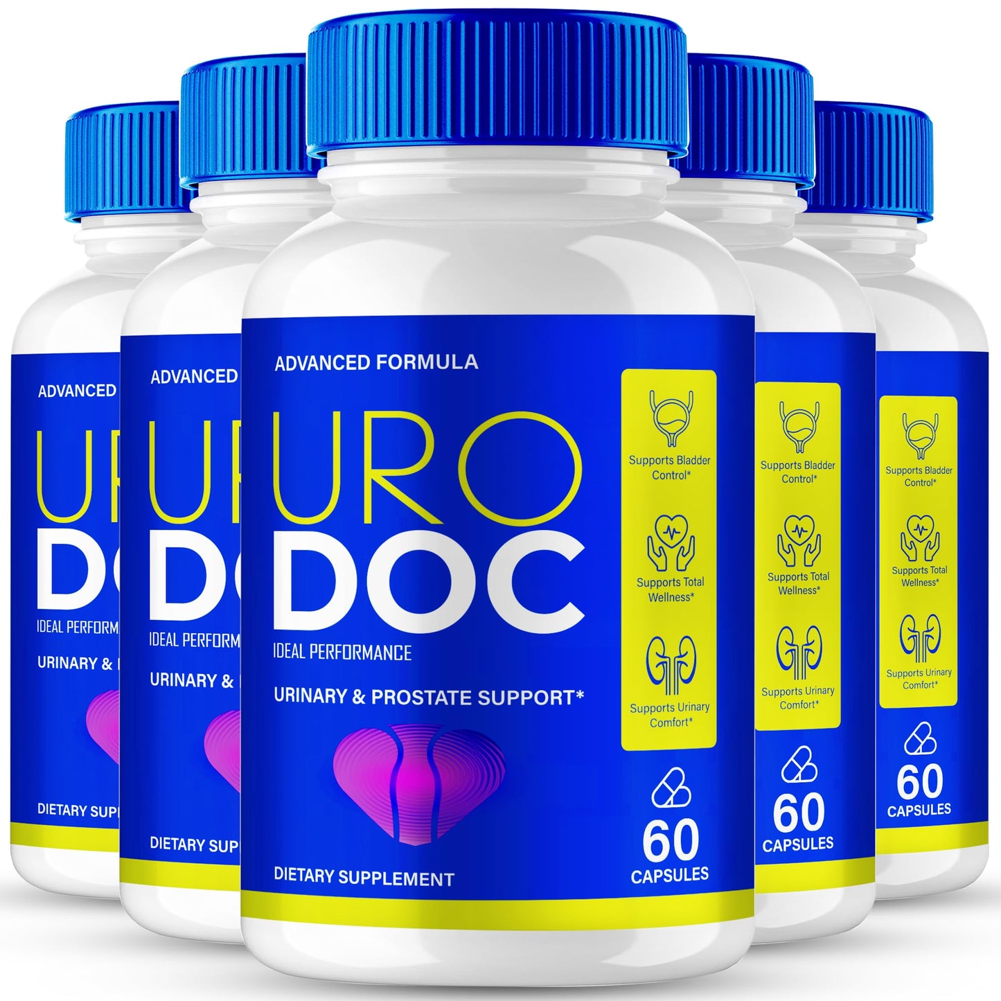 IDEAL PERFORMANCE Uro Doc Prostate Health Supplements for Men, 300 Capsules