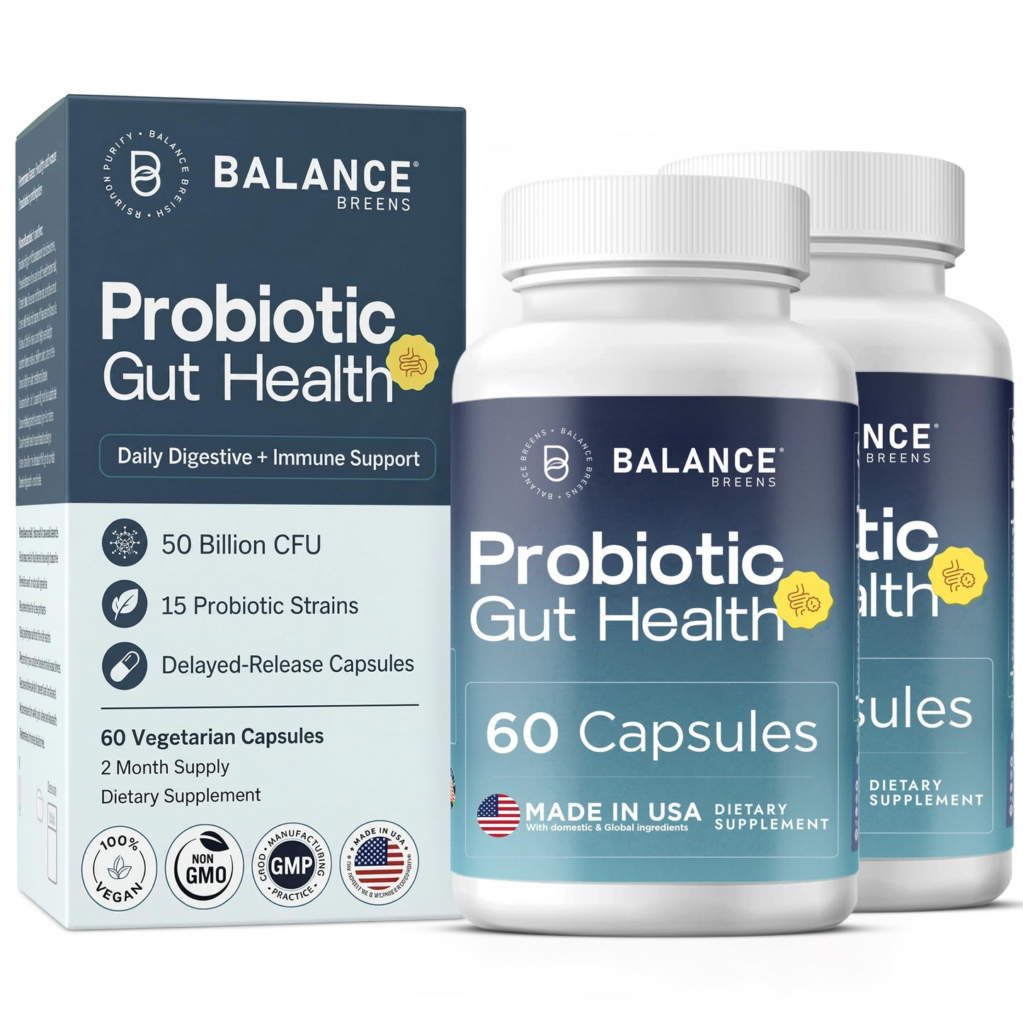 Balancebreens Probiotic Supplement Capsules 120