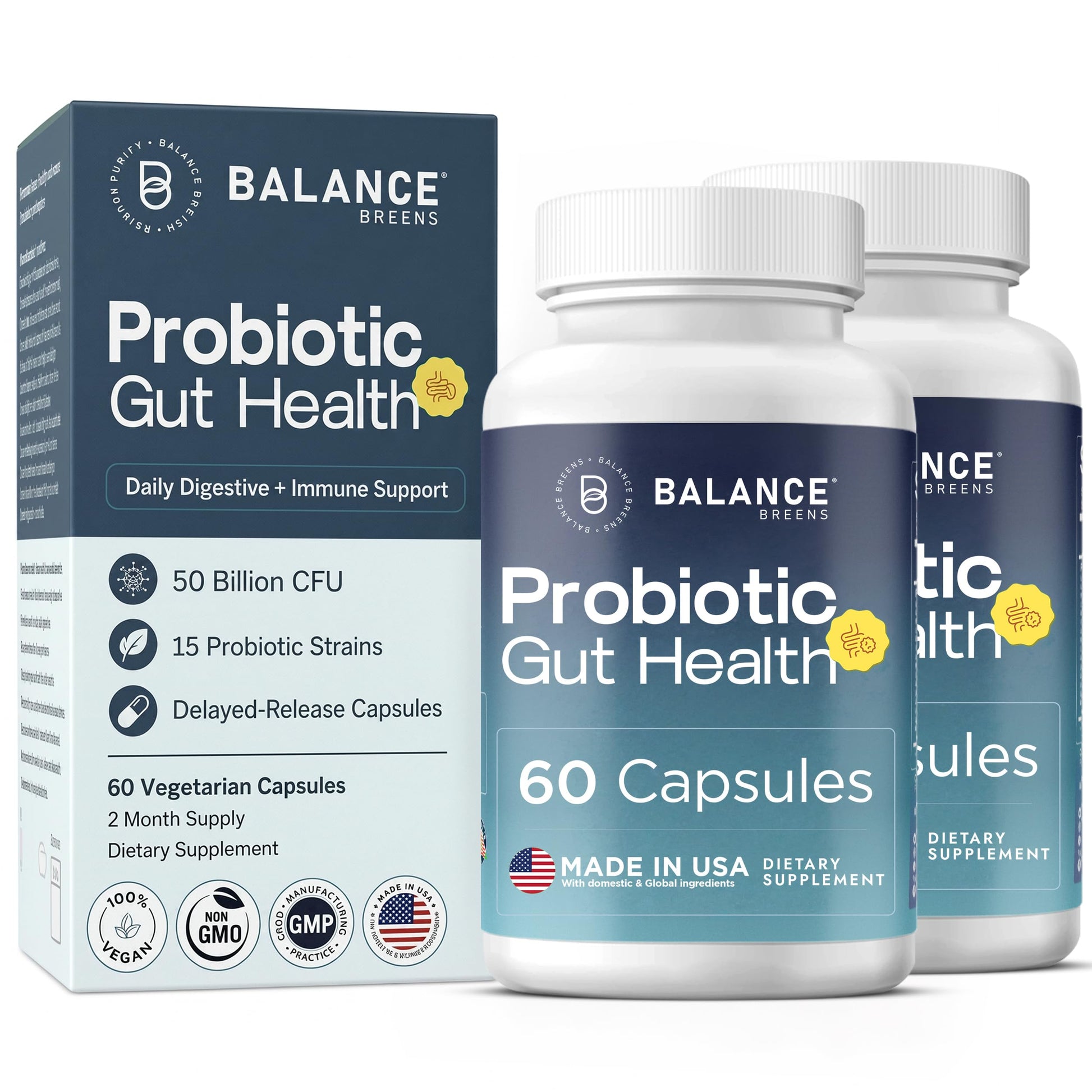 Balancebreens Probiotic Supplement Capsules 120