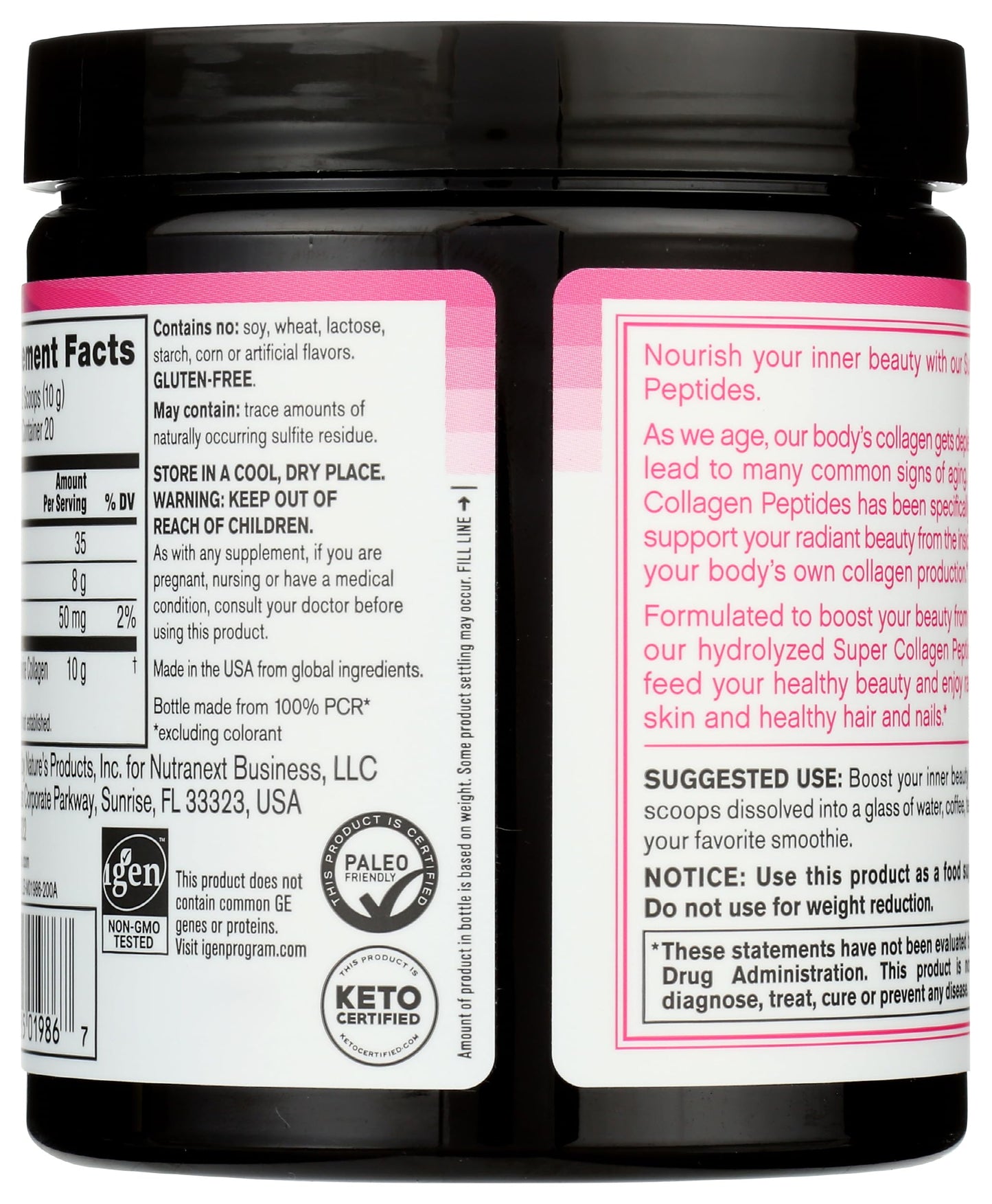 NeoCell Super Collagen Powder 6,600 mg Collagen Types 1 & 3 Unflavored, 7 Ounces