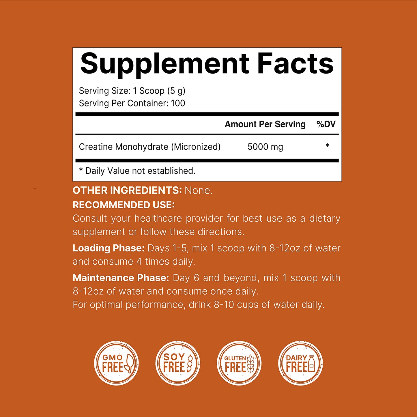NatureBell Creatine Monohydrate Powder (35.3)