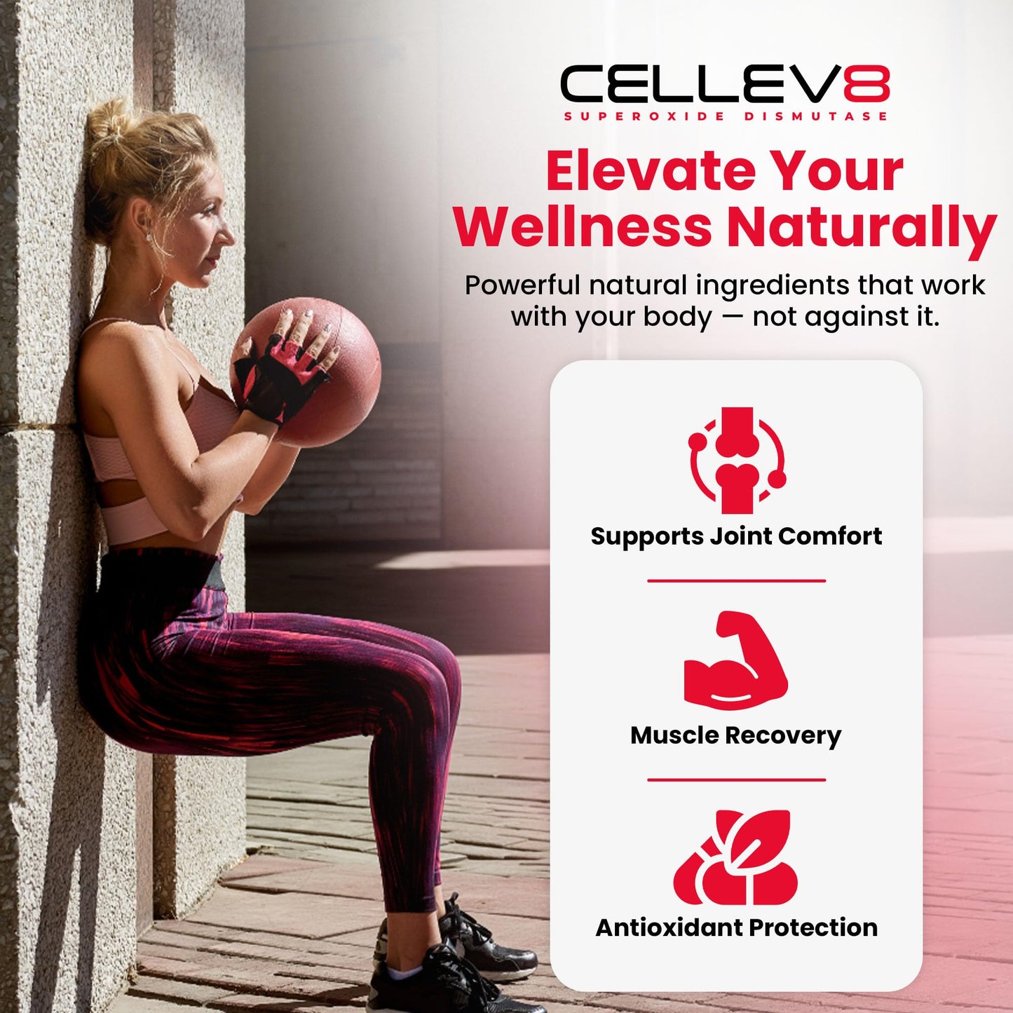 Cellev8 Prime Recovery Joint & Muscle Recovery Gummies, 60 Count