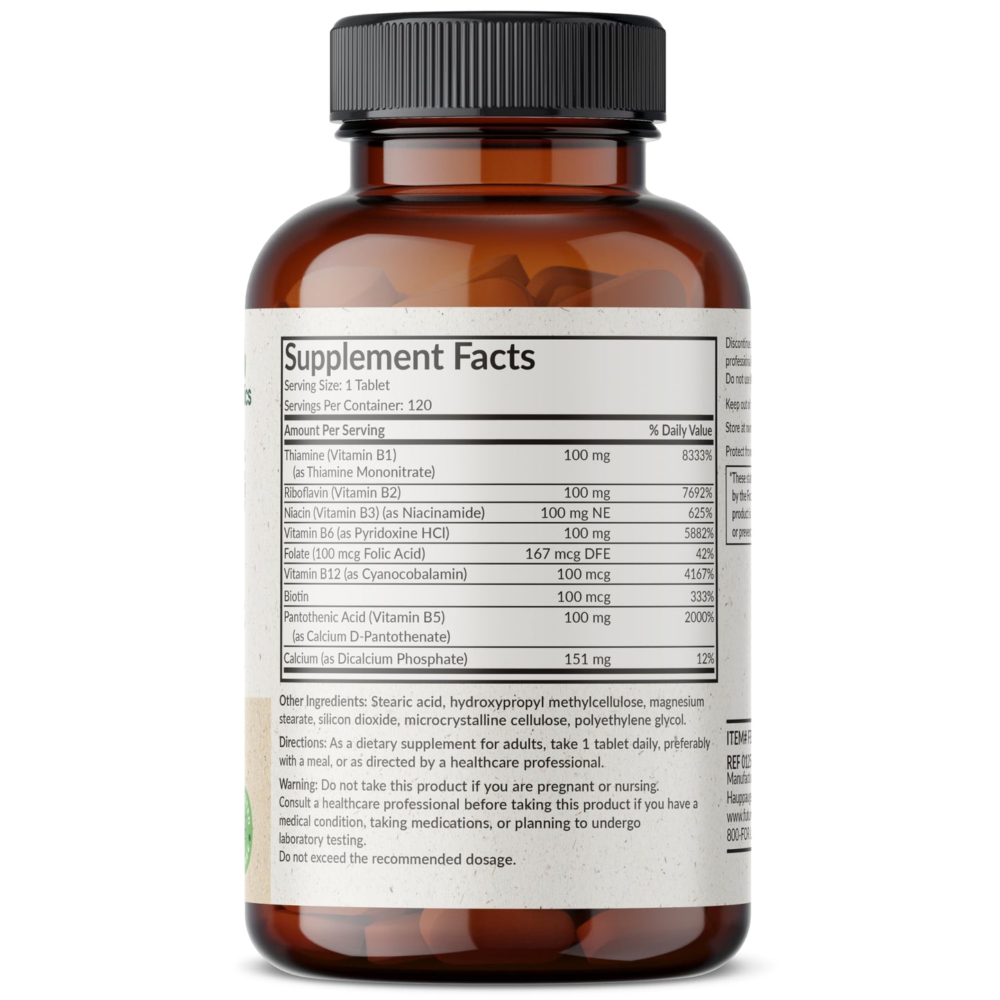 Futurebiotics Super B 100 Sustained Release Vitamin B Complex Tablet 120