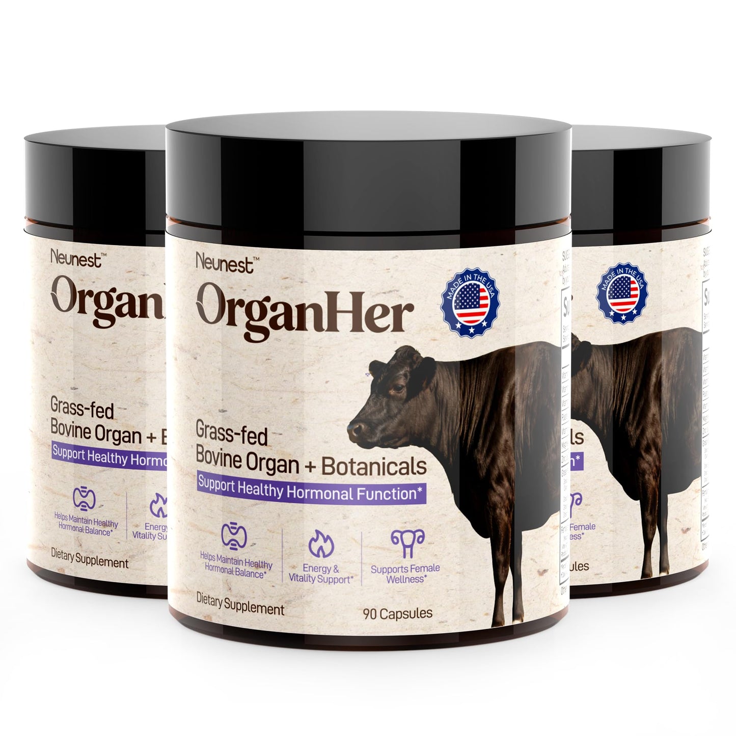NEUNEST Beef Organ Supplement Capsules 270