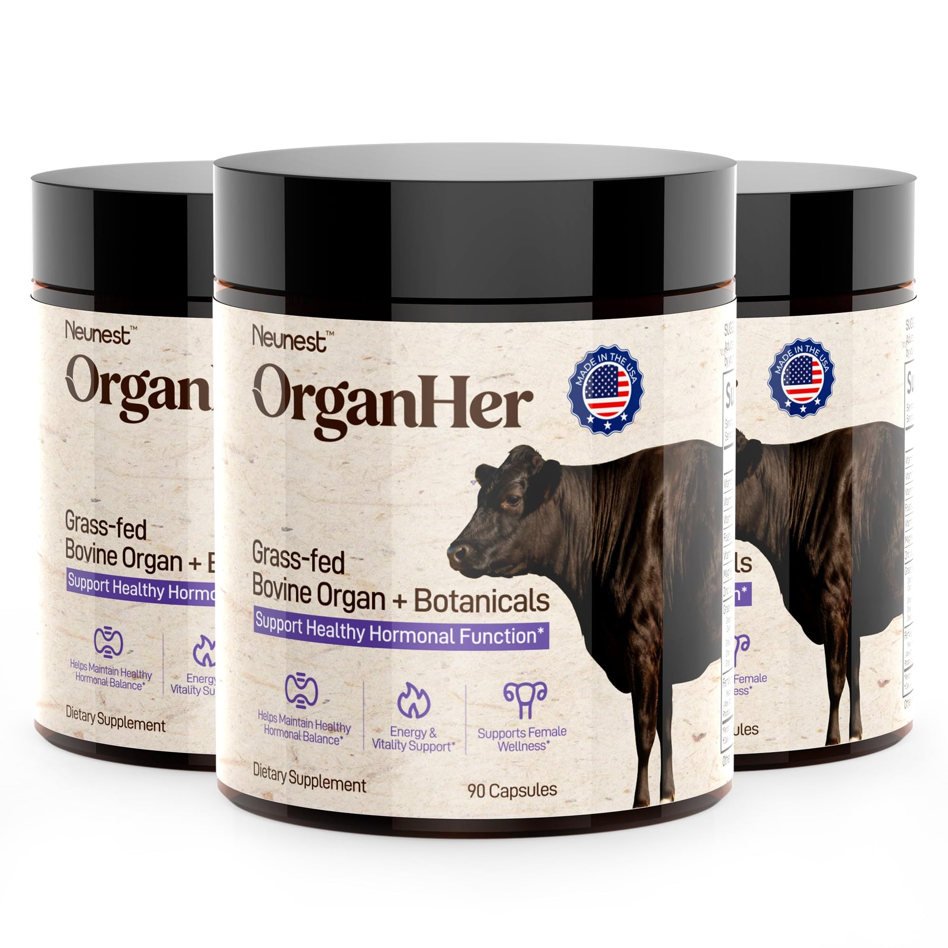 NEUNEST Beef Organ Supplement Capsules 270