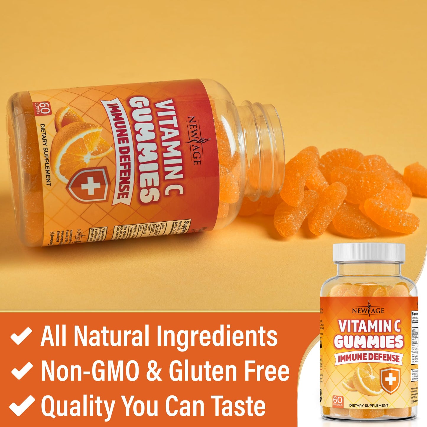 NEW AGE Vitamin C Gummies 120 Gummies