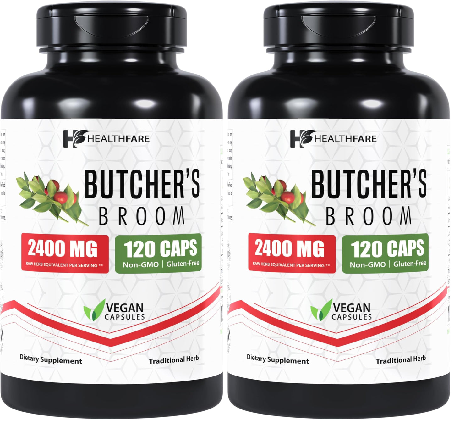 Healthfare Butcher’s Broom Capsules, 240 Veg Capsules