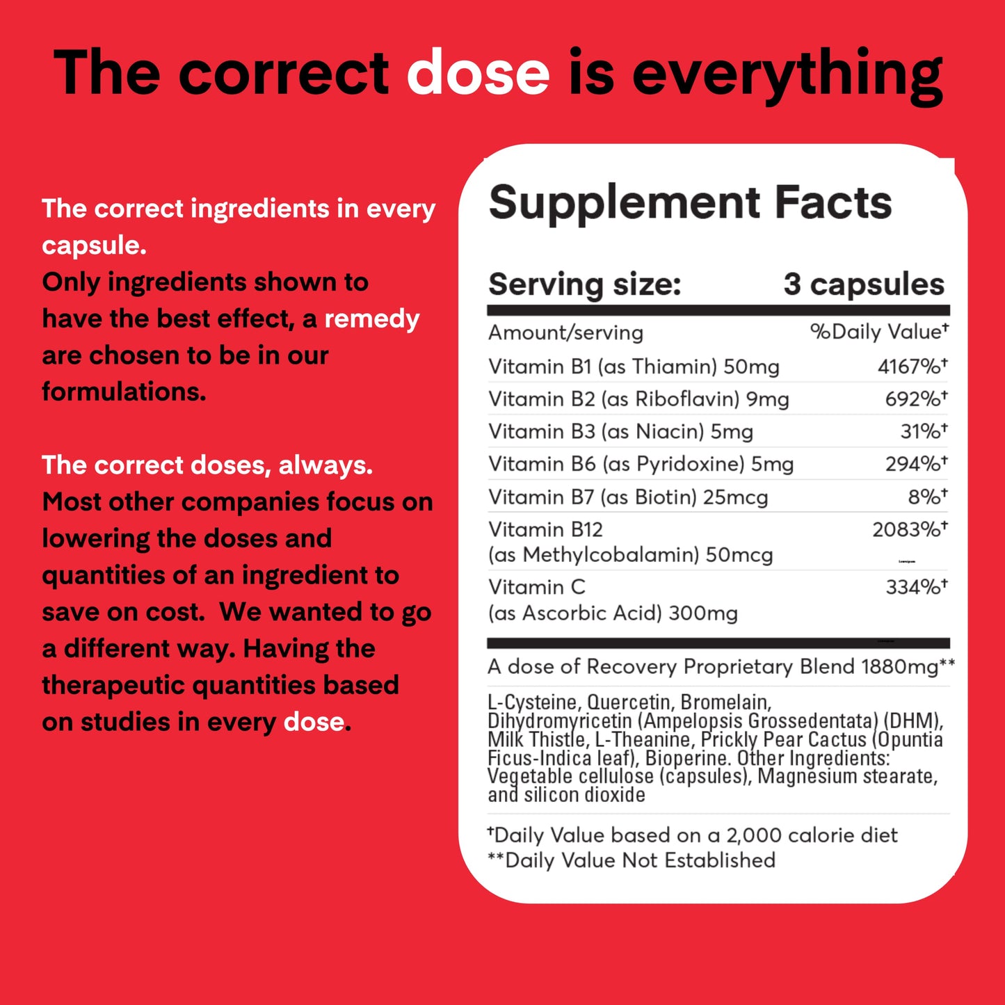Dose + Remedy A Dose of Recovery Capsules, 45