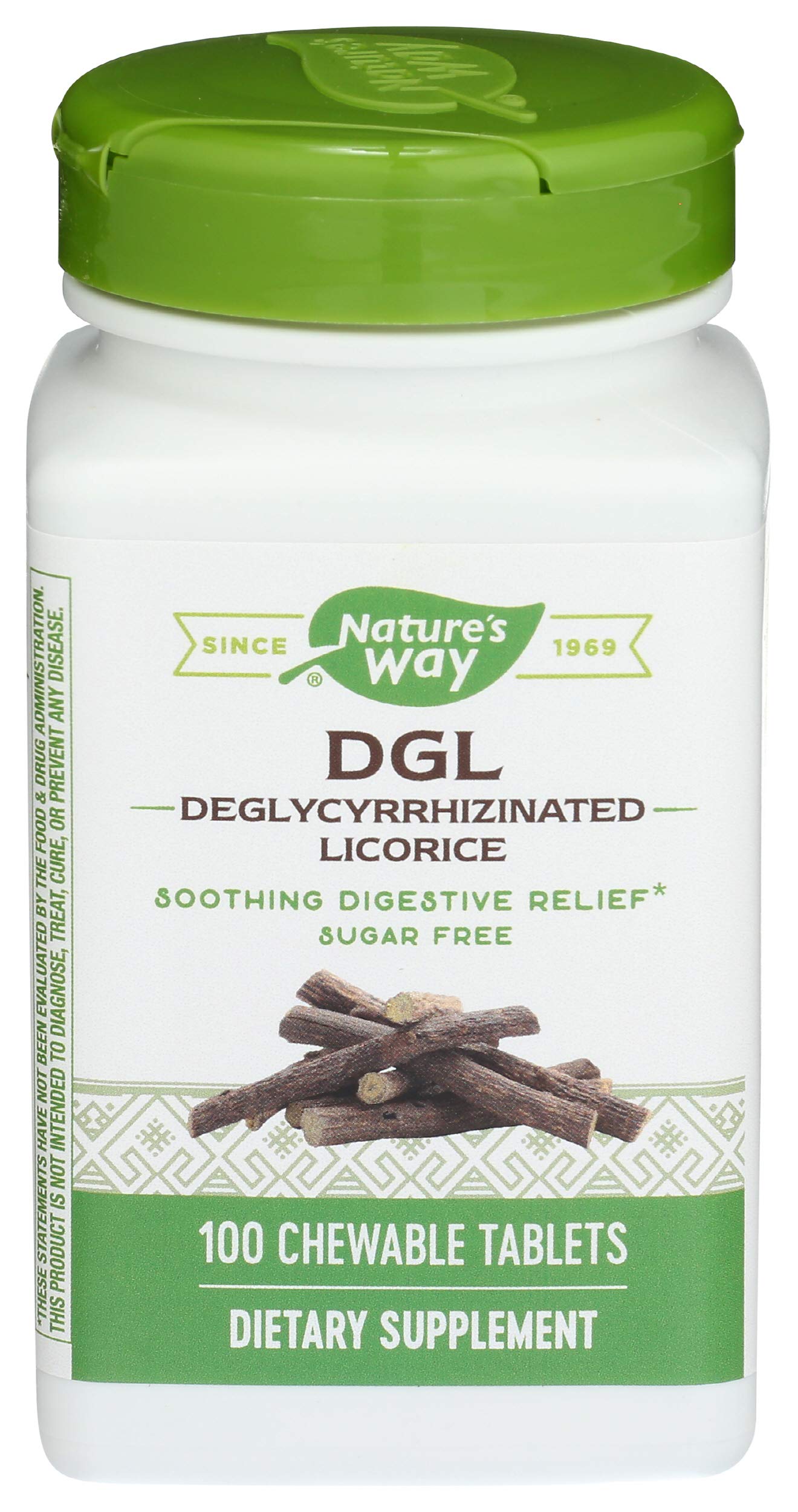 Enzymatic Therapy DGL (Without Fructose) Tablet, 100 Tablets