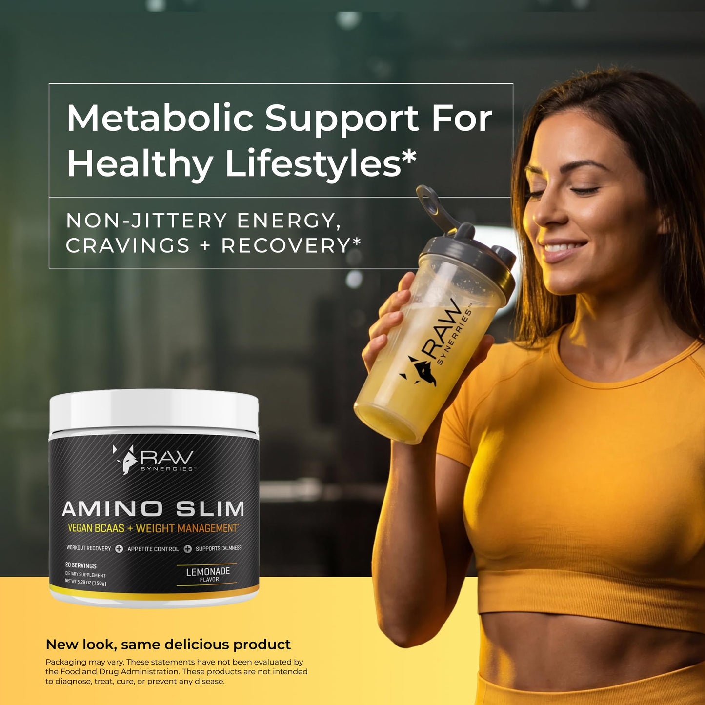 RAW Synergies Amino Slim Powder 5.29 Ounce