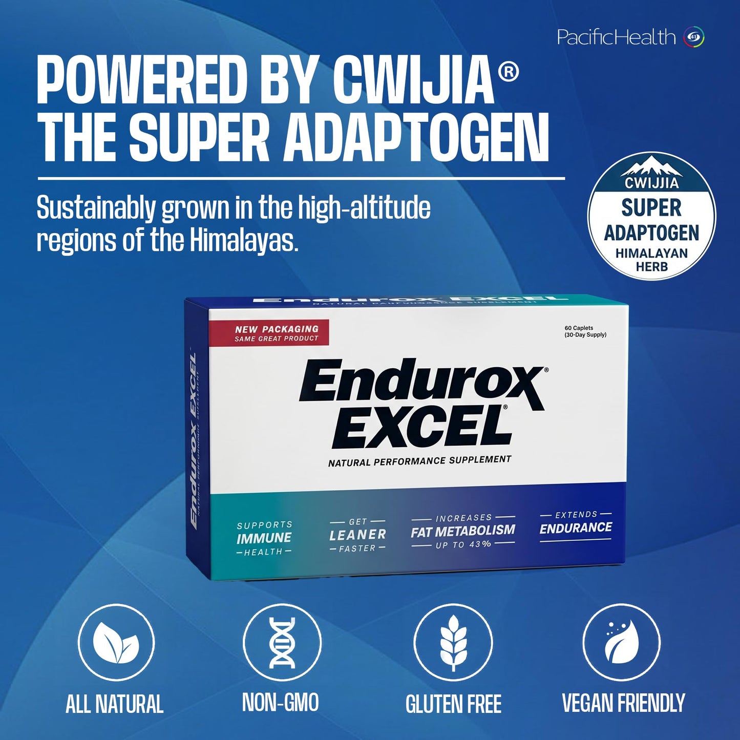 Pacific Health Endurox Excel Performance Supplement Tablet 60 Count