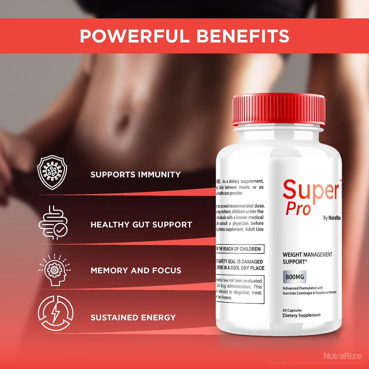 NutraRize SuperThin Pro 120 Capsules