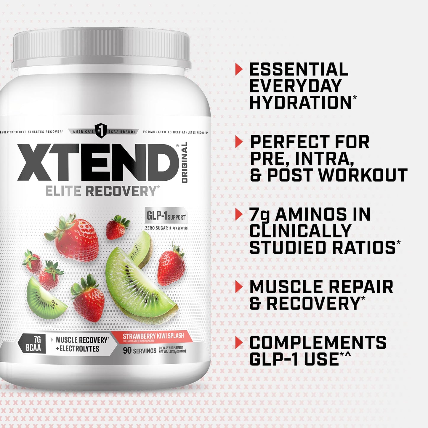 Xtend Original BCAA Powder with Zero Sugar, 7g BCAA 41.28