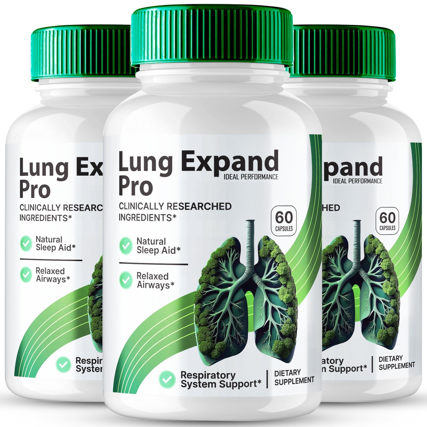 IDEAL PERFORMANCE Lung Expand Pro Blood Capsules, 180 Capsules