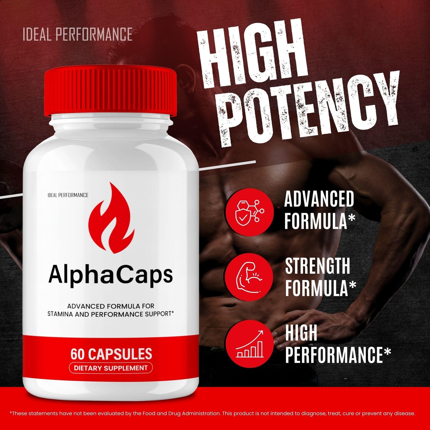 IDEAL PERFORMANCE AlphaCaps Capsules 60 Count