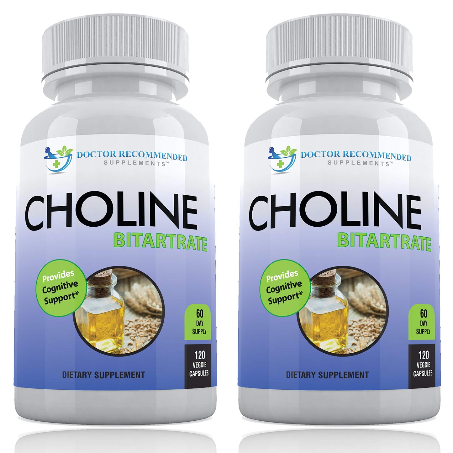DOCTOR RECOMMENDED SUPPLEMENTS Premium Choline - 500 mg Veggie Capsules, 240 Capsules