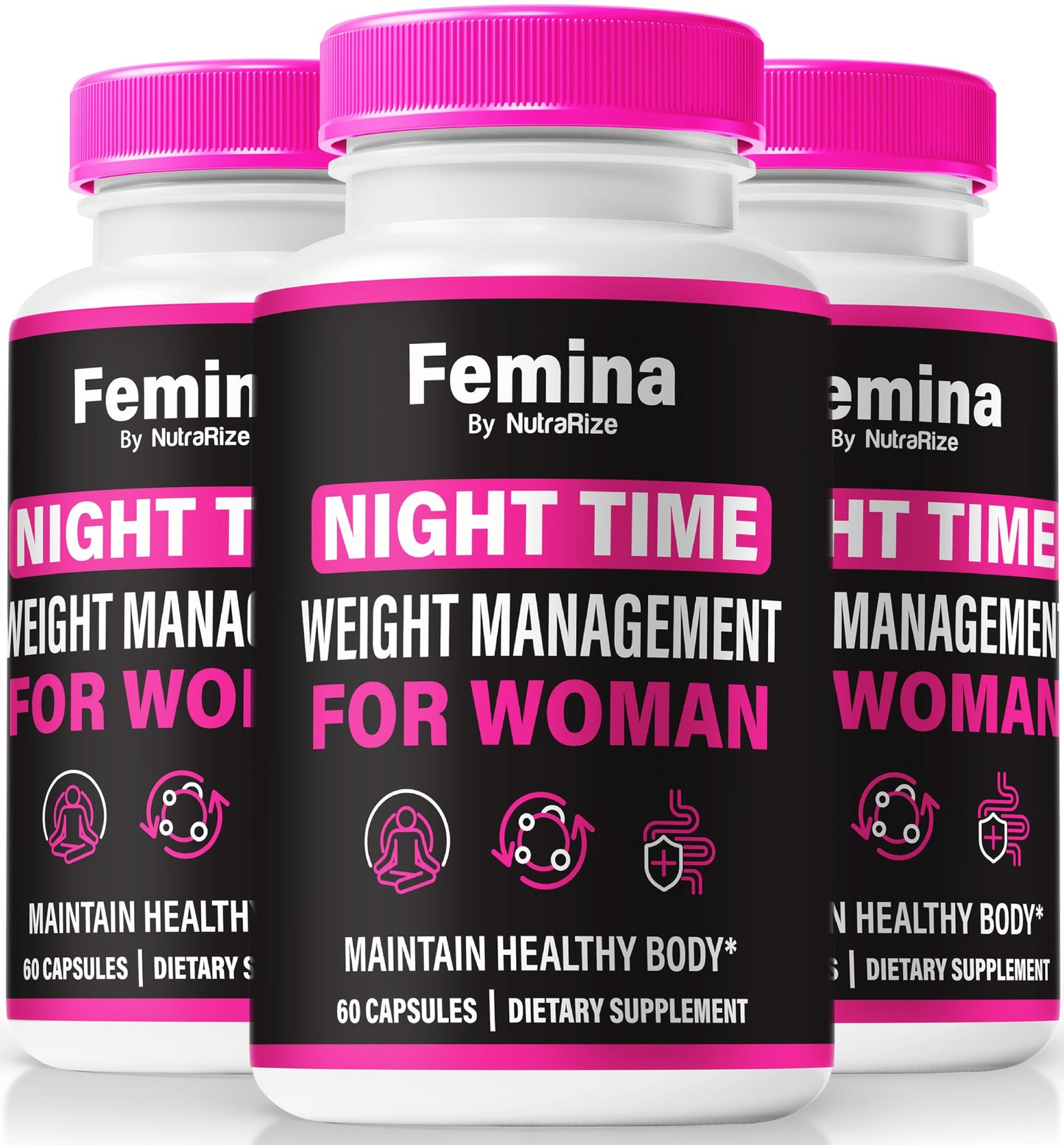 NutraRize Femme NightTime Capsules, 180 Capsules