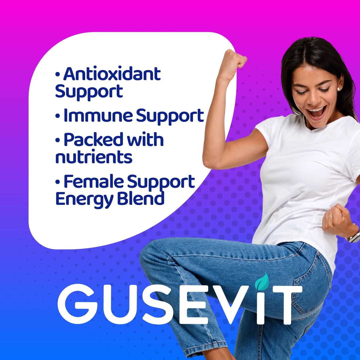 Gusevit 37-in-1 Women's Multivitamin Capsule, 120 Count