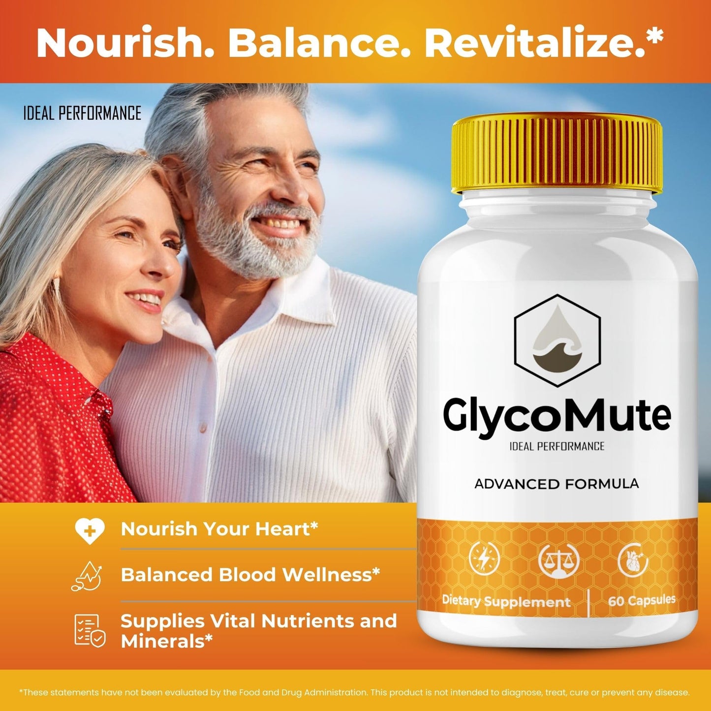IDEAL PERFORMANCE GlycoMute Capsules 60 Count