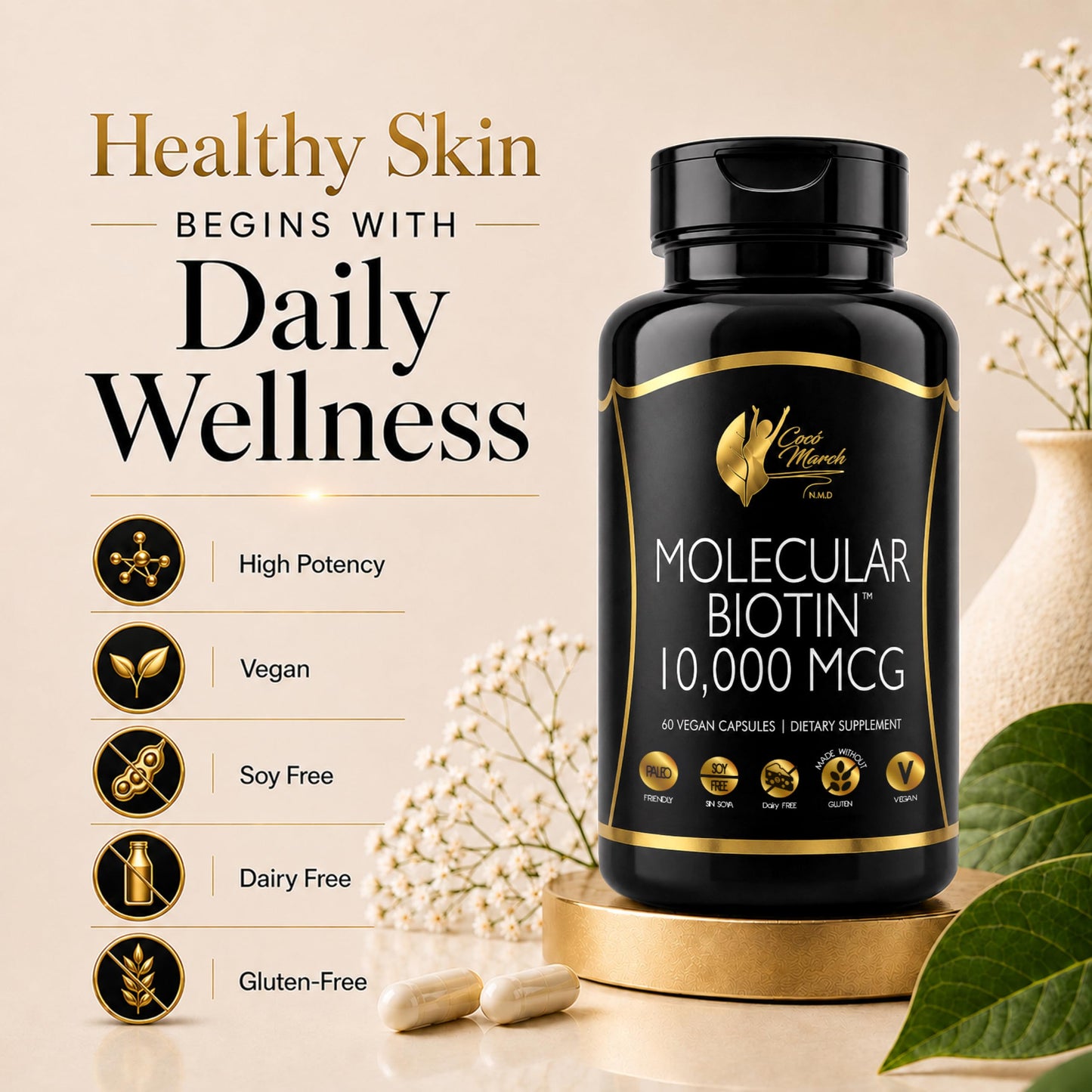 Cocó March N.M.D Molecular Biotin Capsule 1 Count